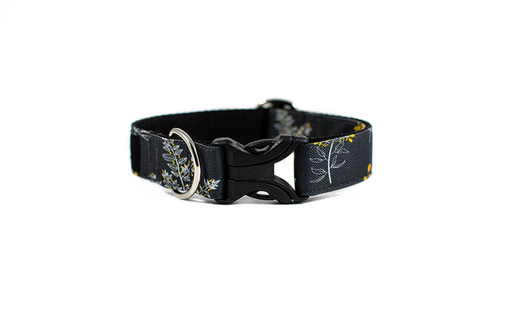 Grey Yarrow - Plus Buckle Collar