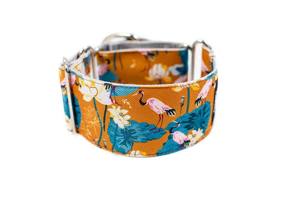 Japanese Garden - Plus Martingale Collar for Whippets and Greyhounds