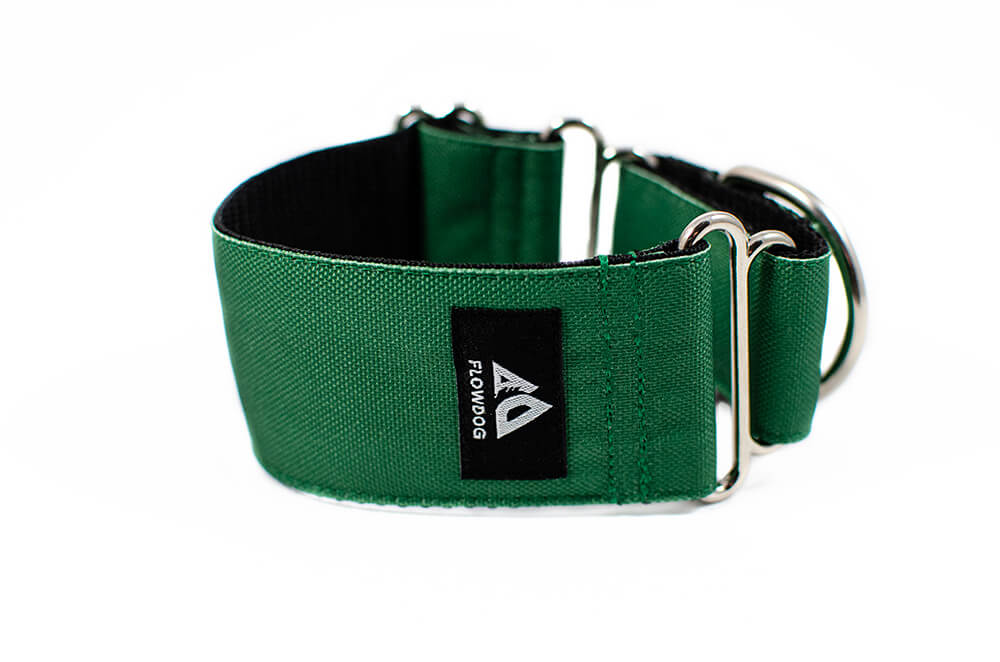 Green - Plus Martingale Collar for Whippets and Greyhounds