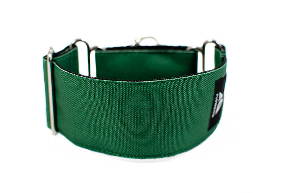 Green - Plus Martingale Collar for Whippets and Greyhounds