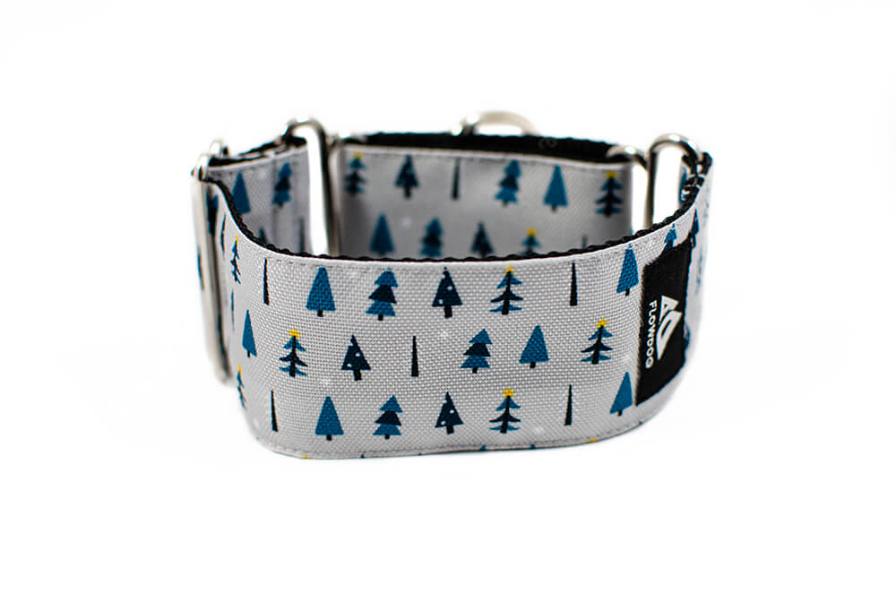 Winter Forest - Plus Martingale Collar for Whippets and Greyhounds