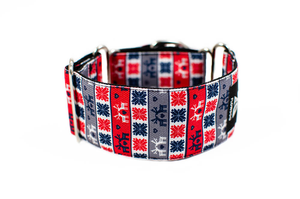 Christmas Sweater - Plus Martingale Collar for Whippets and Greyhounds