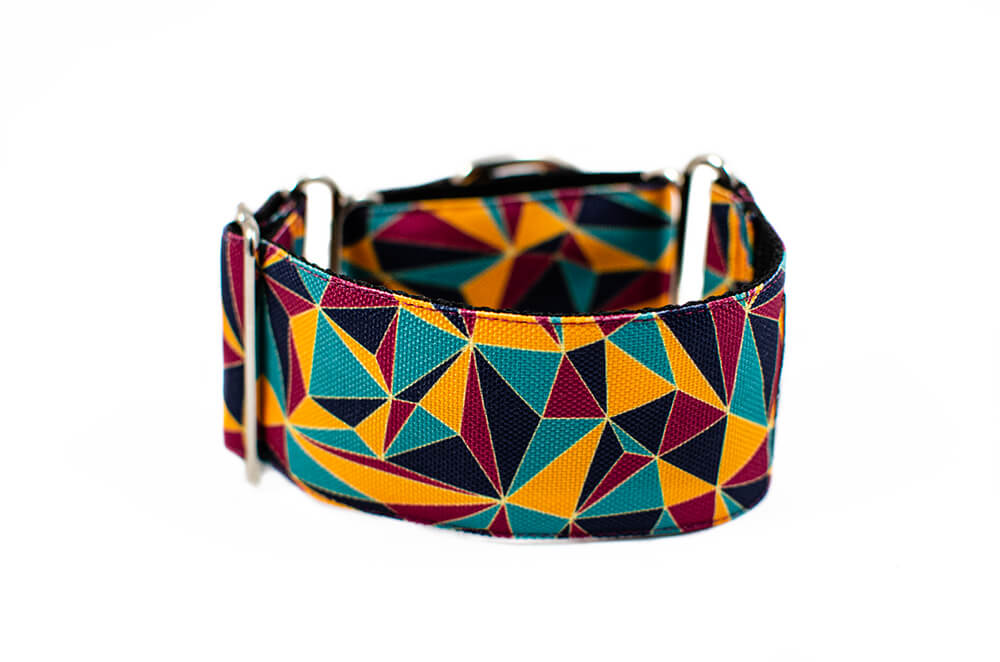 Aura quartz - Plus Martingale Collar for Whippets and Greyhounds