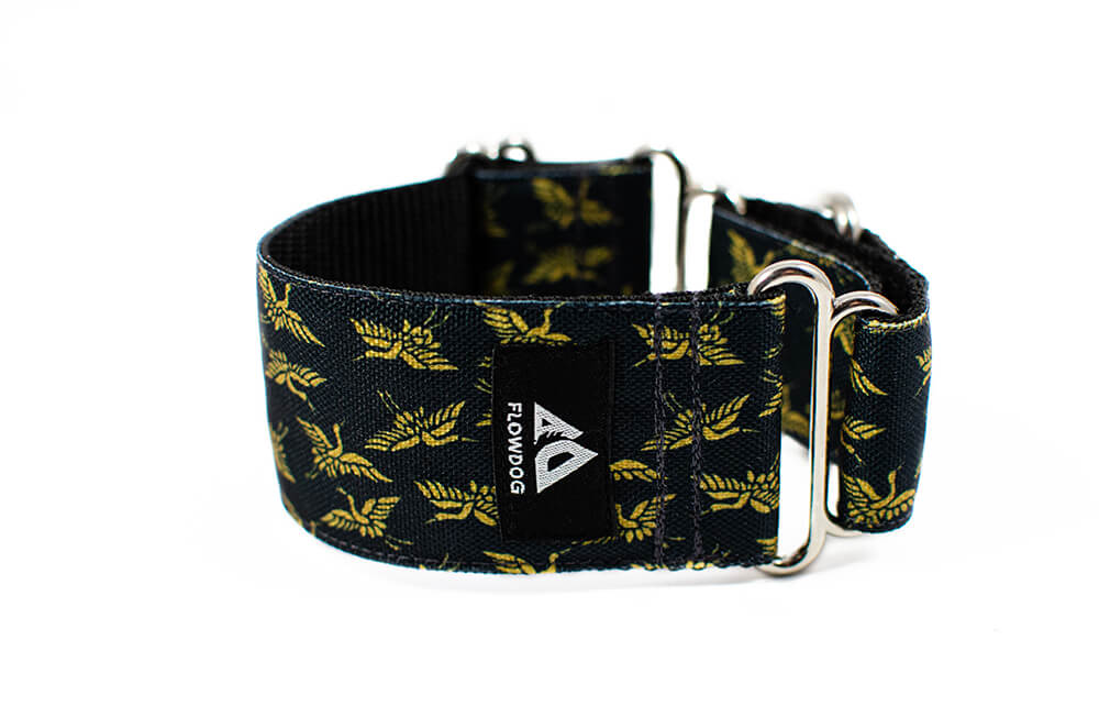 Japanese Crane - Plus Martingale Collar for Whippets and Greyhounds