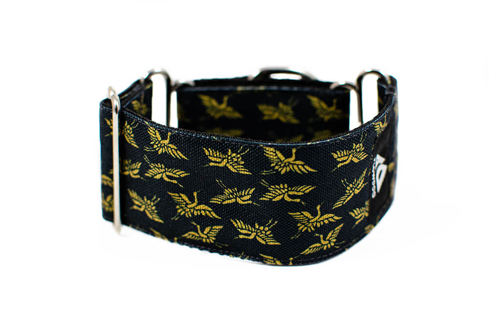 Japanese Crane - Plus Martingale Collar for Whippets and Greyhounds