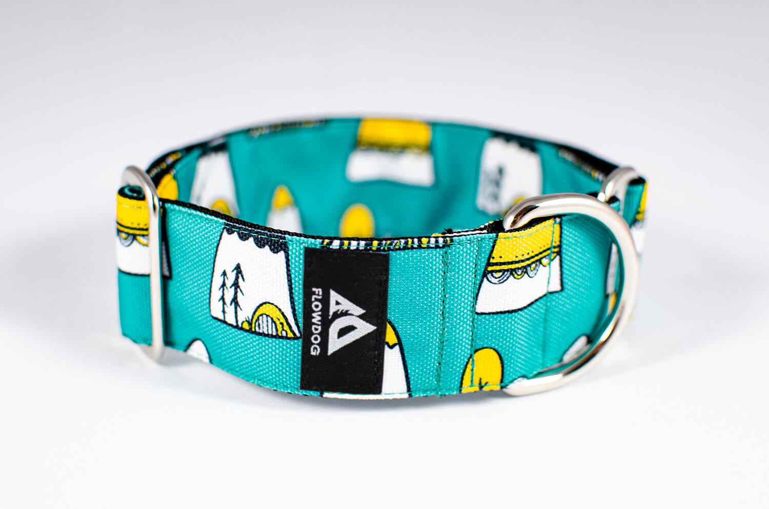 fairy rock turquoise slip-on dog collar