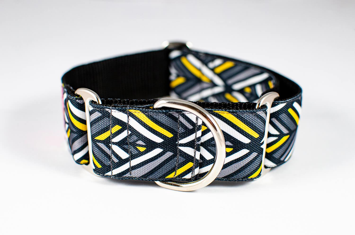 polaris grey martingale dog collar