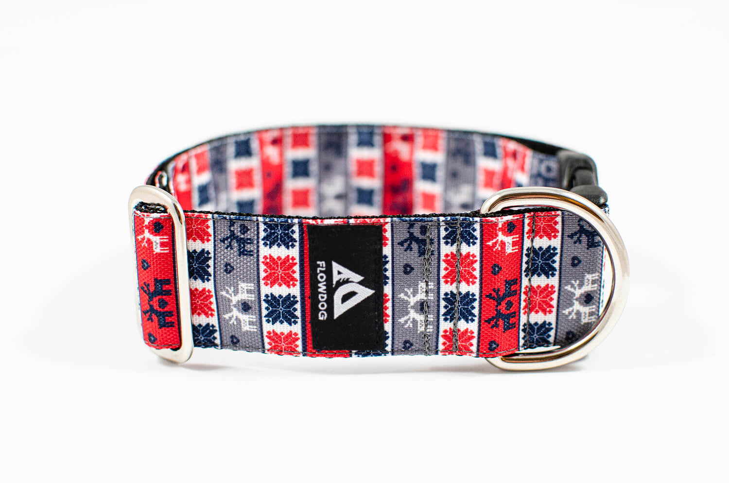 christmas sweater dog collar with buckle