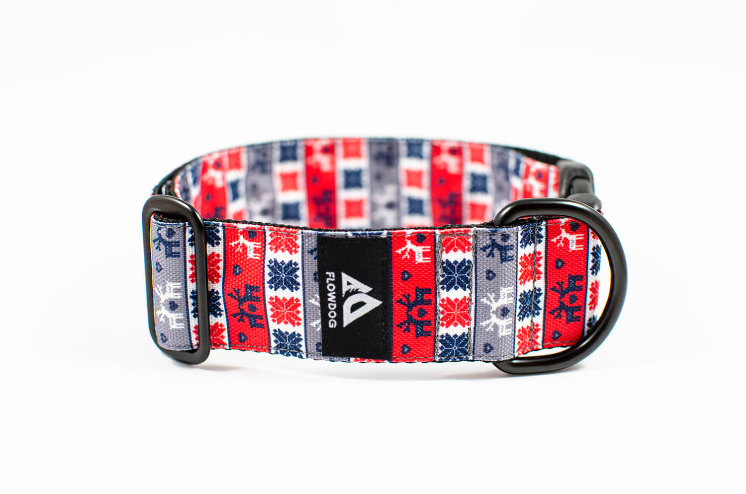 christmas sweater dog collar with buckle