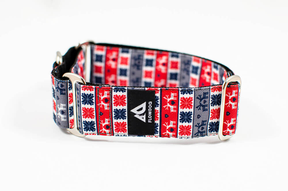 christmas sweater martingale dog collar