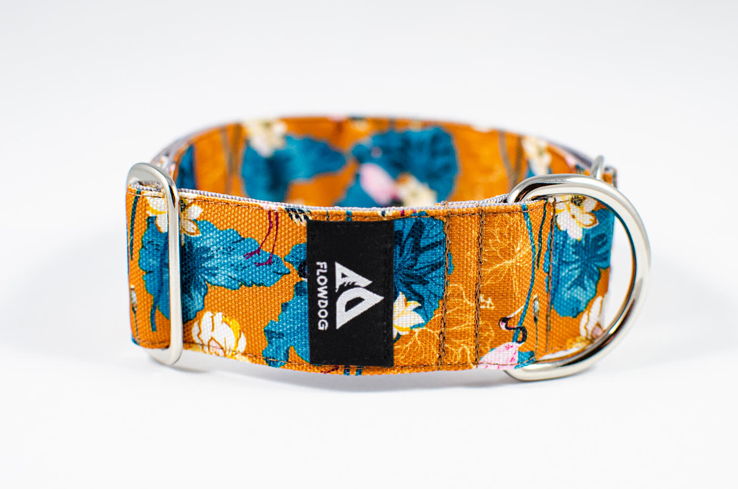 japanese garden orange slip-on dog collar