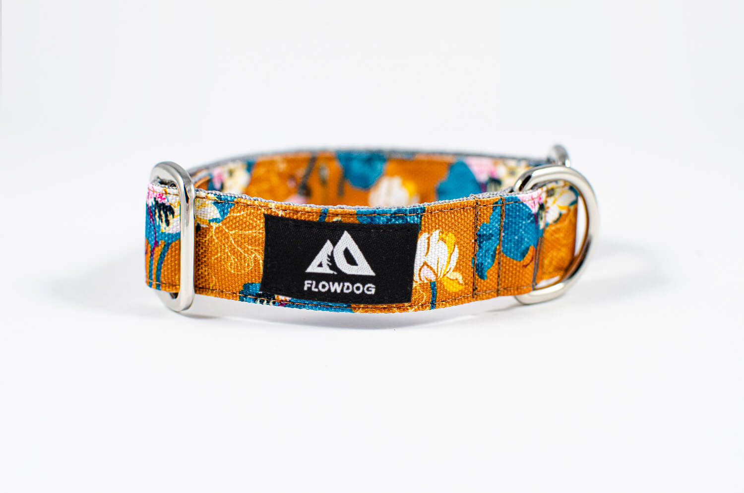 japanese garden orange slip-on dog collar