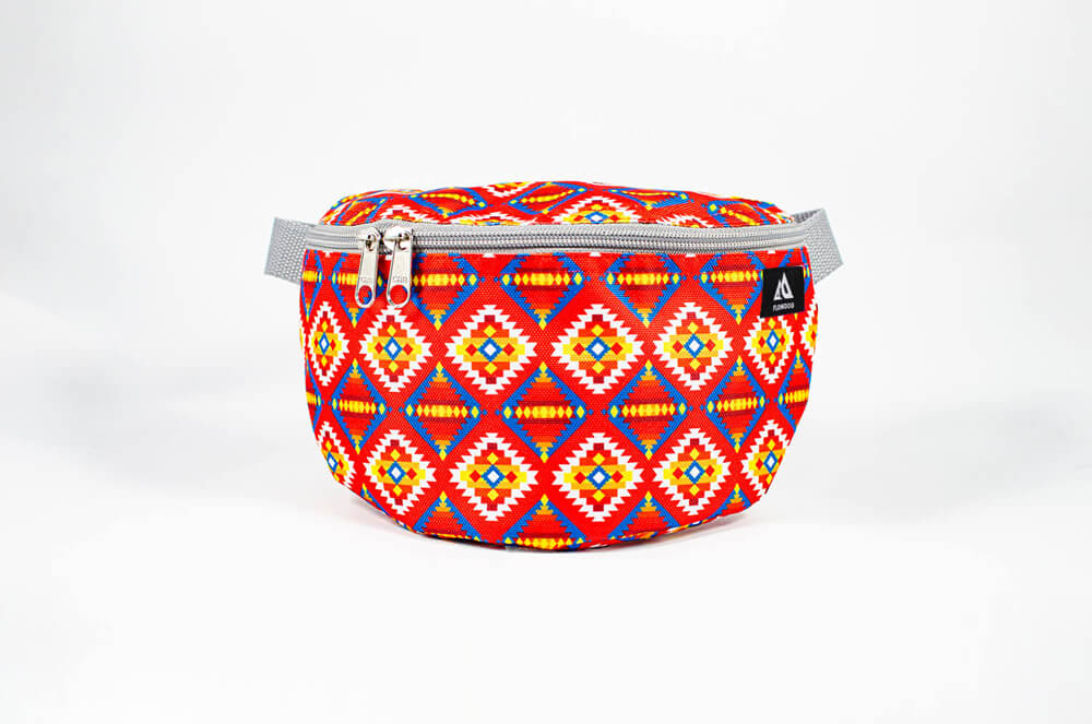 phoenix red western fanny pack