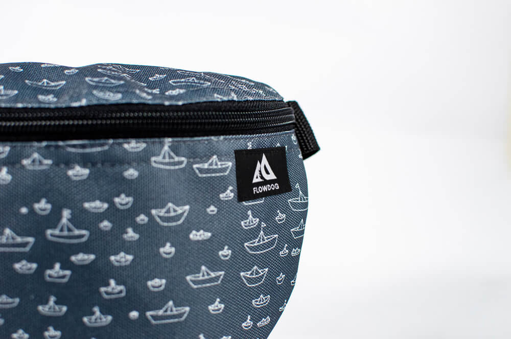 sailor grey fanny pack