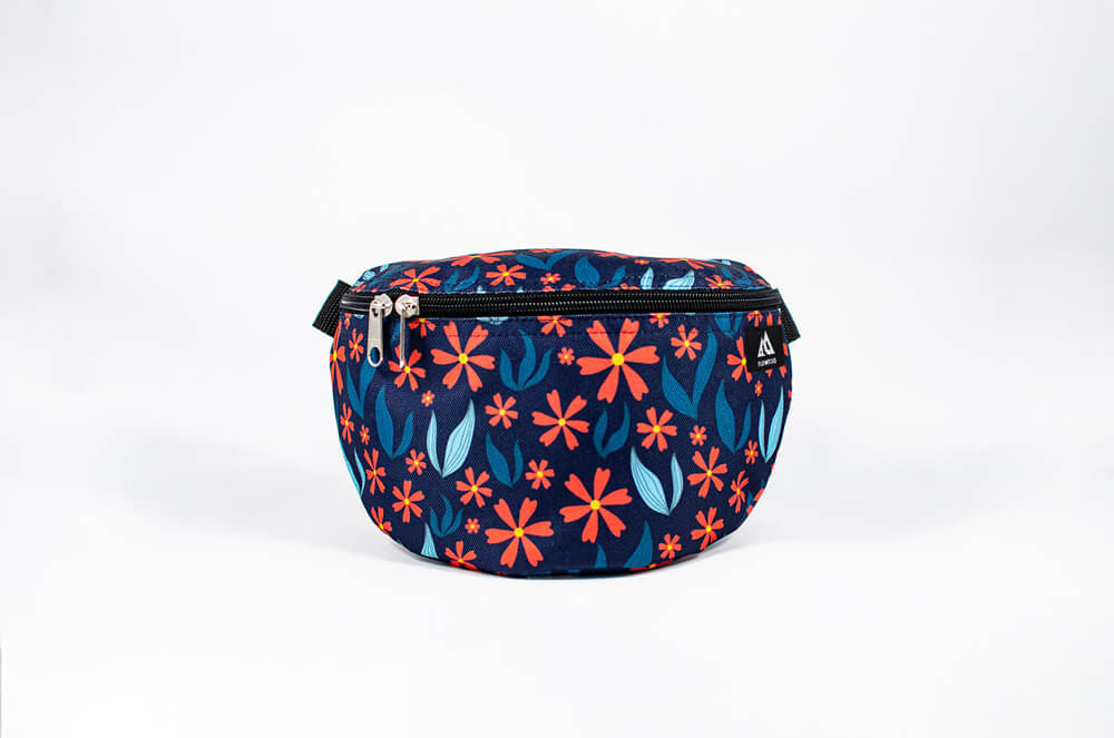 gerbera floral  fanny pack