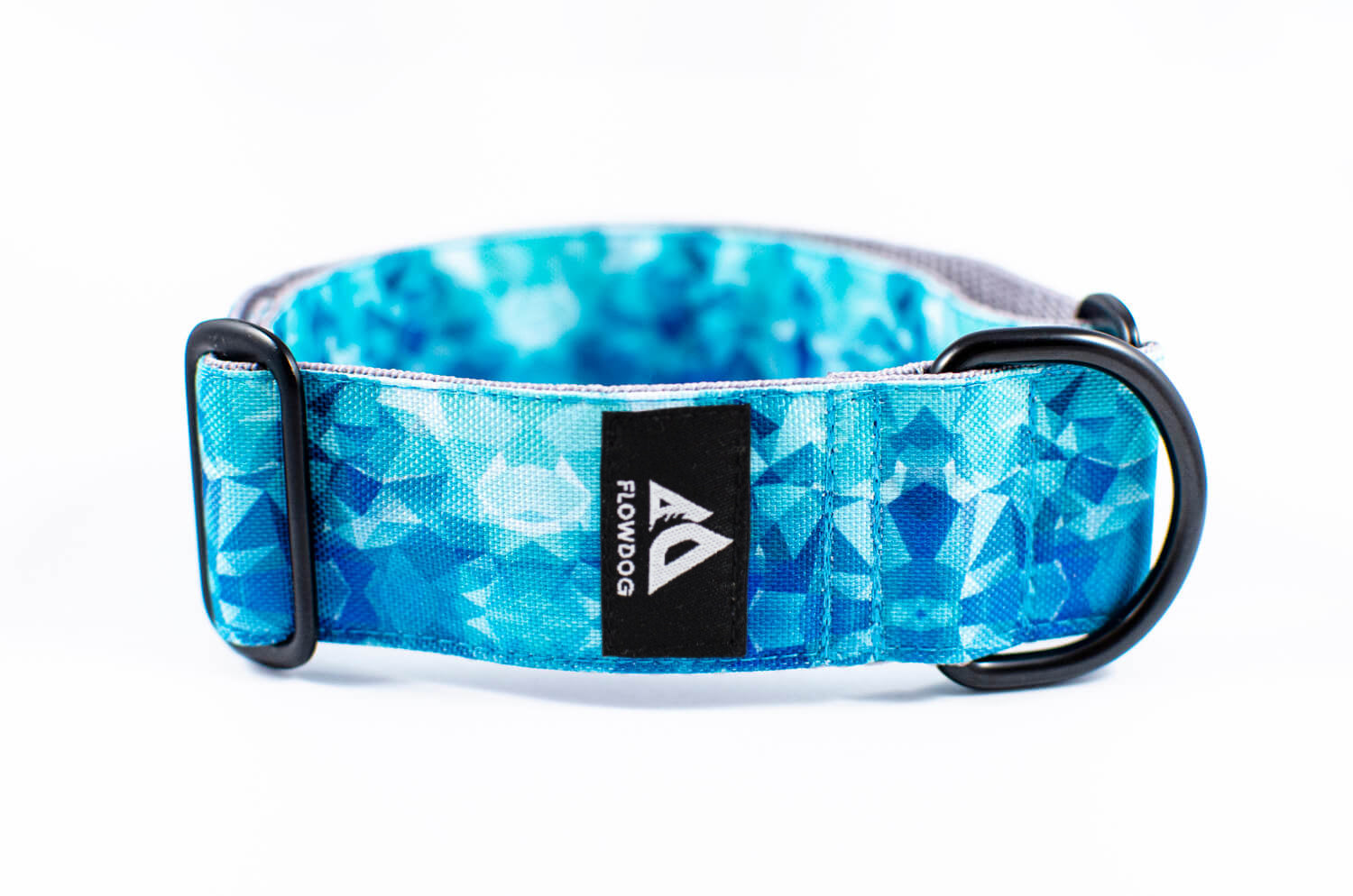 diamond blue slip-on dog collar