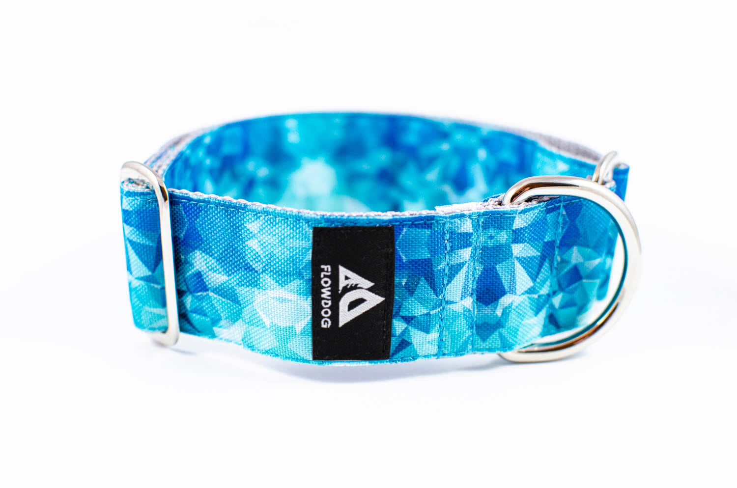 diamond blue slip-on dog collar