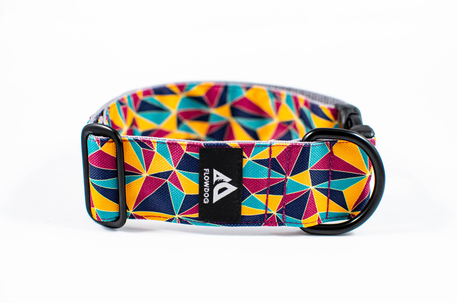 geometric dog collar with buckle