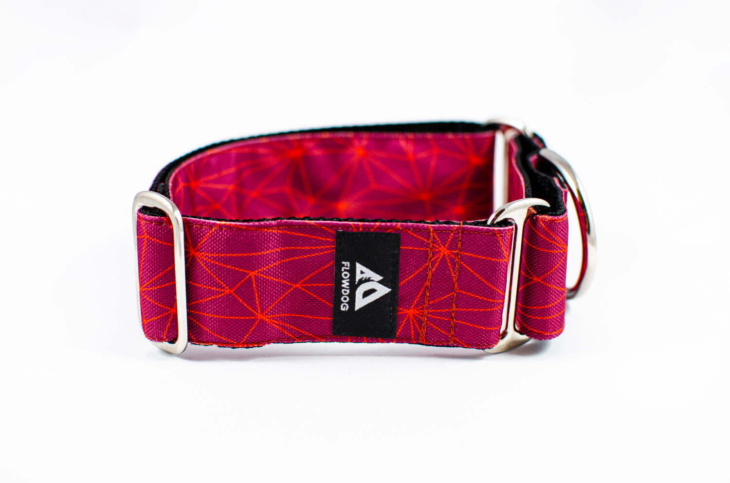 sunstone pink martingale dog collar