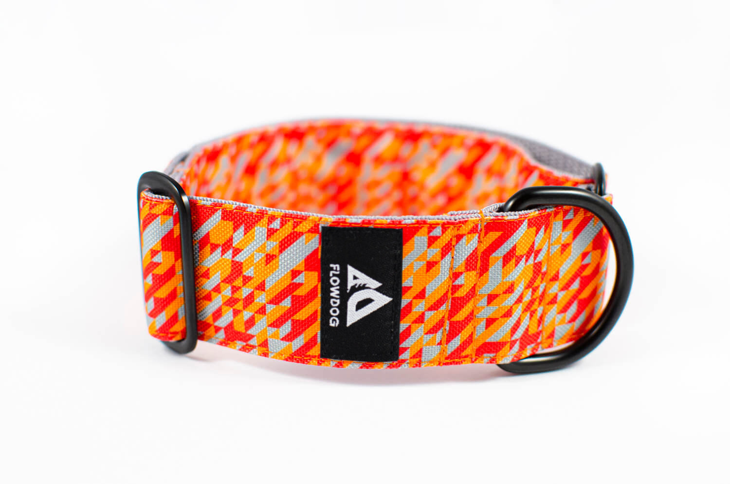 amber orange slip-on dog collar