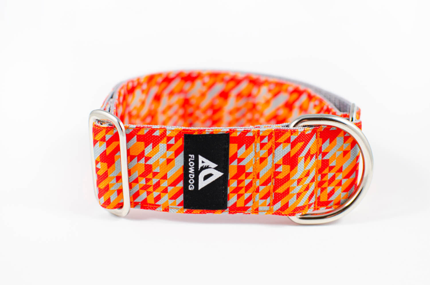 amber orange slip-on dog collar