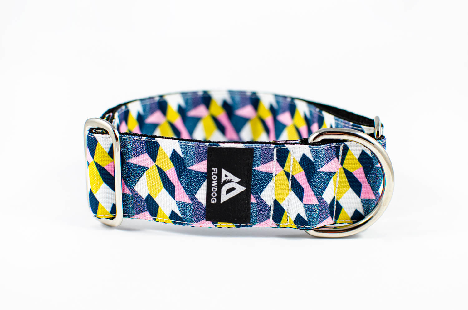 mountain crystal geometric slip-on dog collar