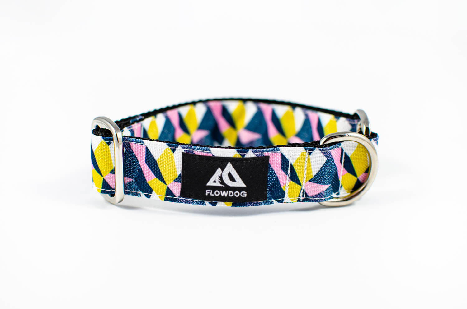 mountain crystal geometric slip-on dog collar