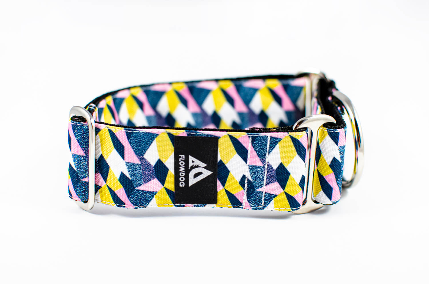 mountain crystal martingale dog collar