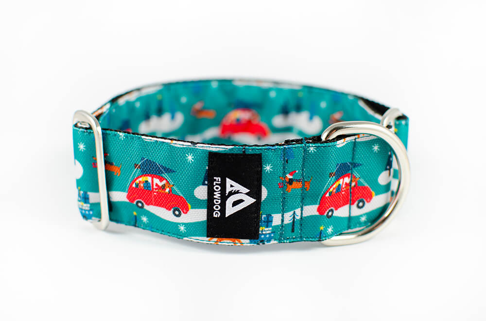 christmas trip dog slip-on collar