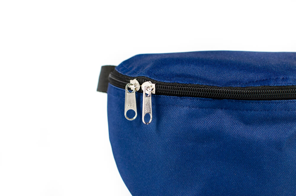 denim blue fanny pack