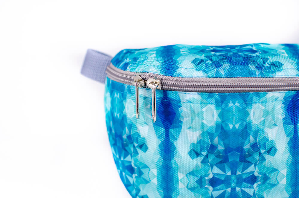 diamond blue fanny pack