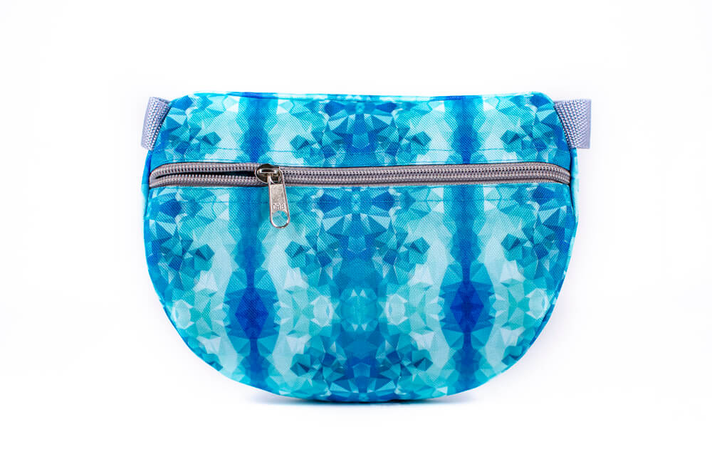 diamond blue fanny pack