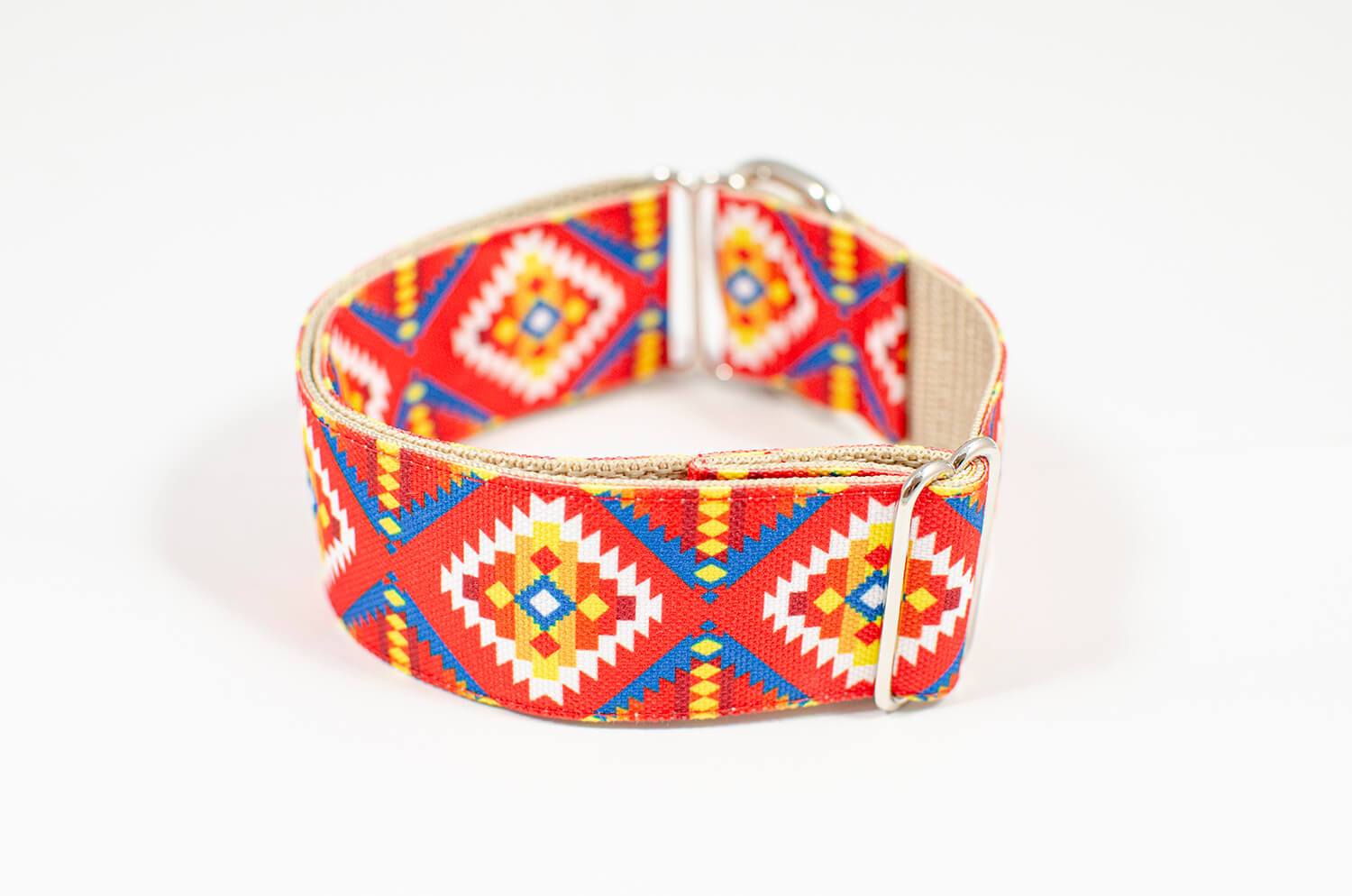 phoenix western red slip-on dog collar