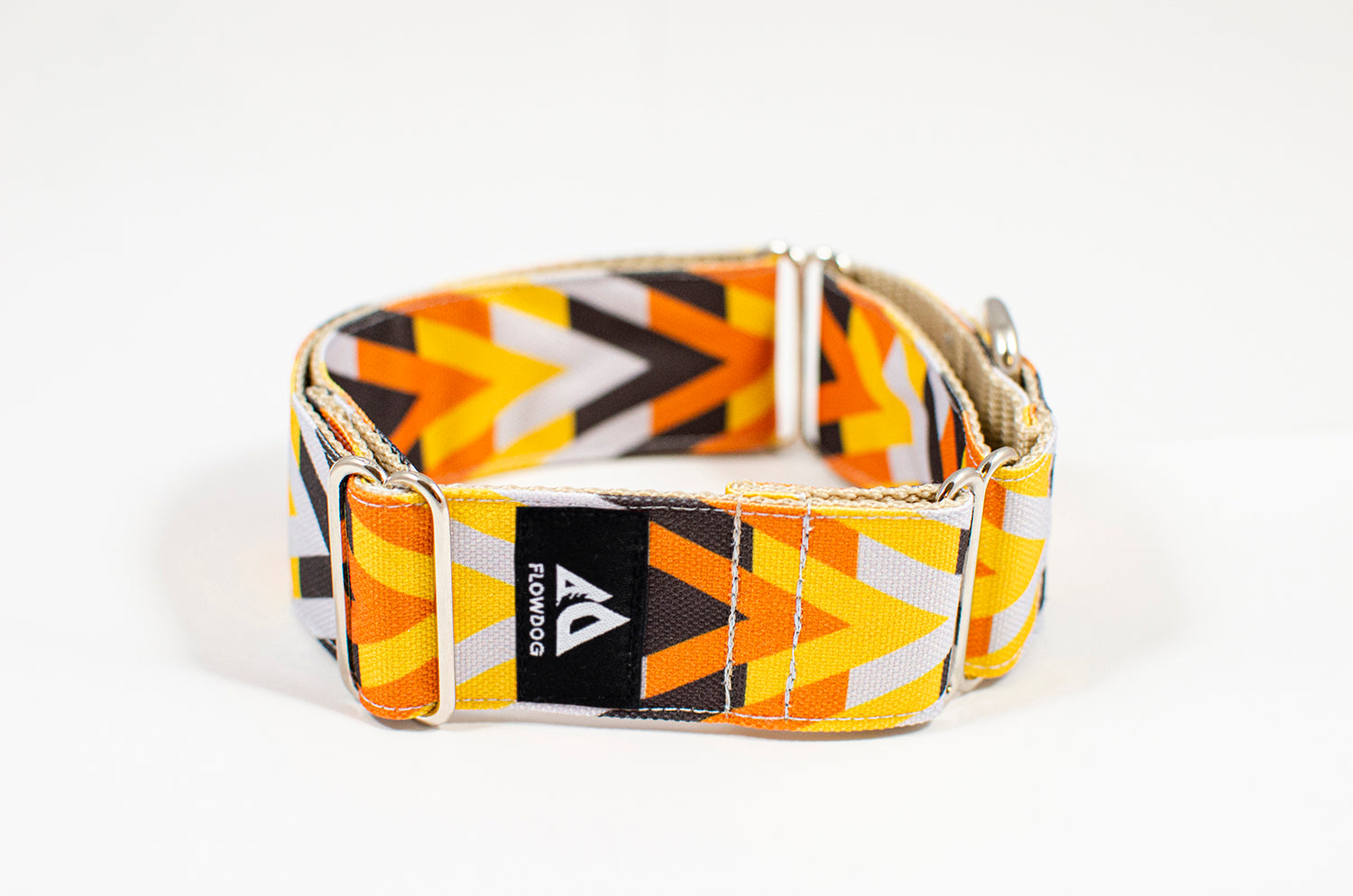 morocco orange martingale dog collar